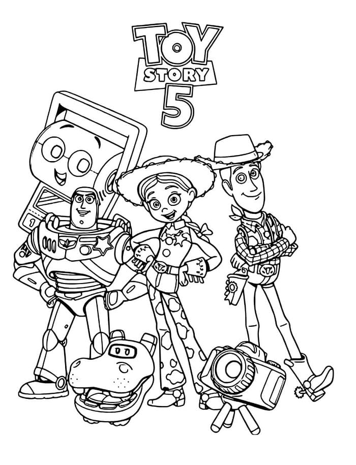 L'incredibile Toy Story 5 da colorare