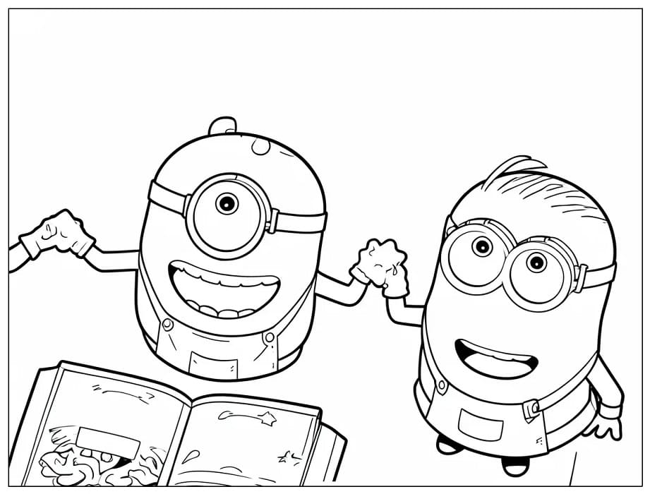 Minions e Monsters (10) da colorare