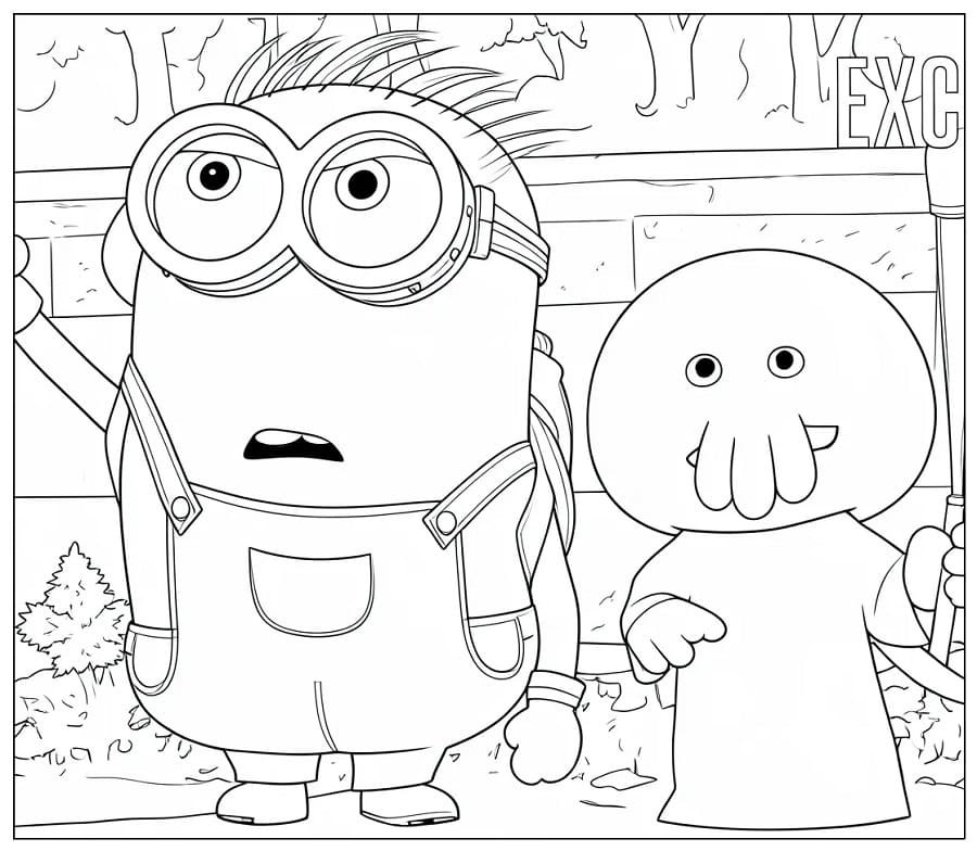 Minions e Monsters (13) da colorare