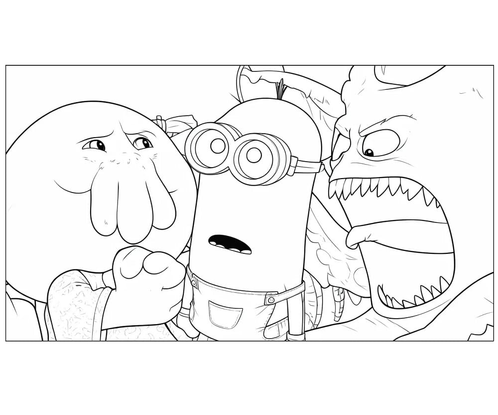 Minions e Monsters (14) da colorare
