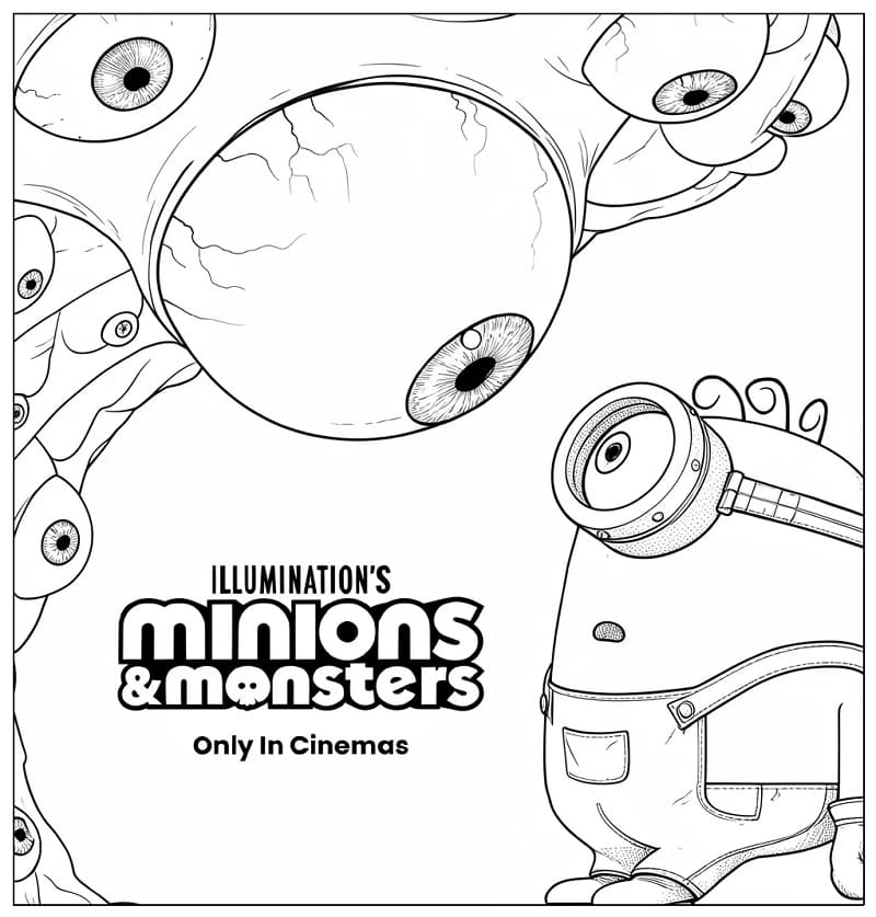 Minions e Monsters (16) da colorare