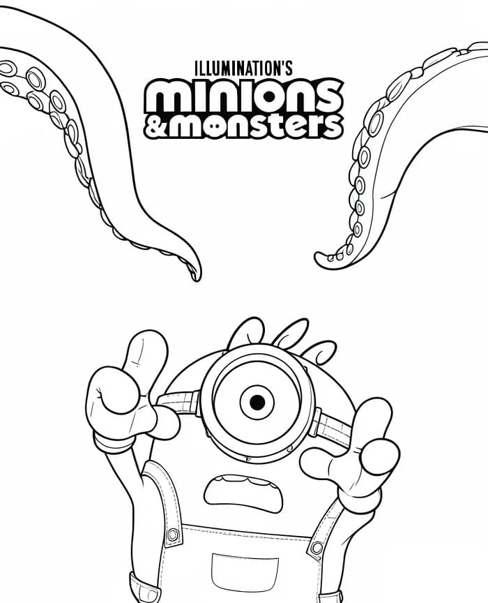 Minions e Monsters (17) da colorare