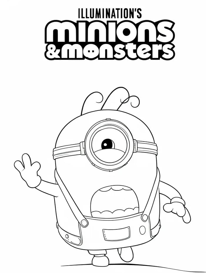 Minions e Monsters (18) da colorare
