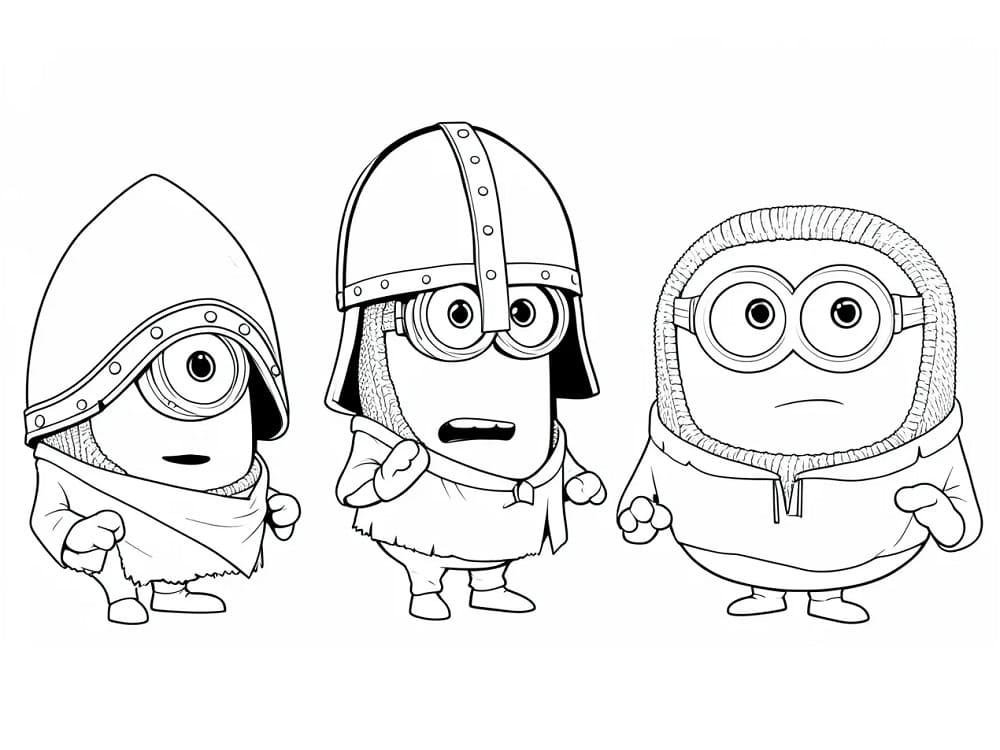Minions e Monsters (2) da colorare