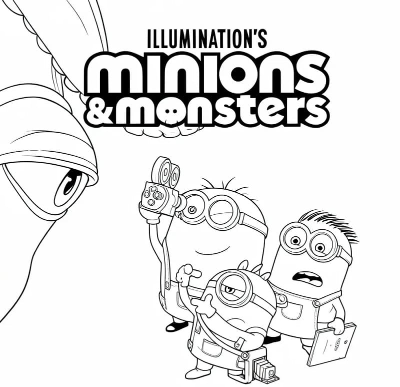 Minions e Monsters (21) da colorare