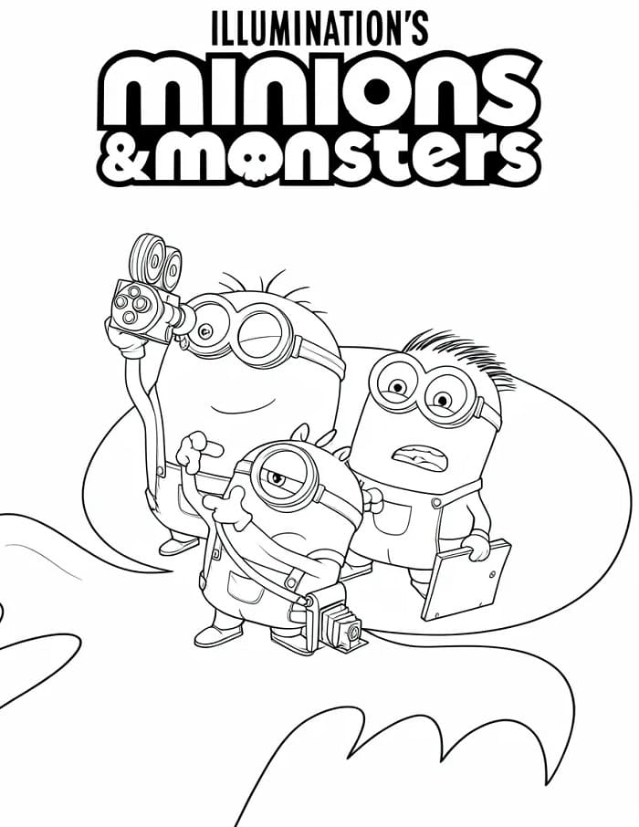 Minions & Monsters da colorare