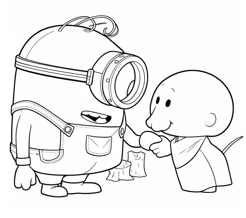 Minions e Monsters (4) da colorare