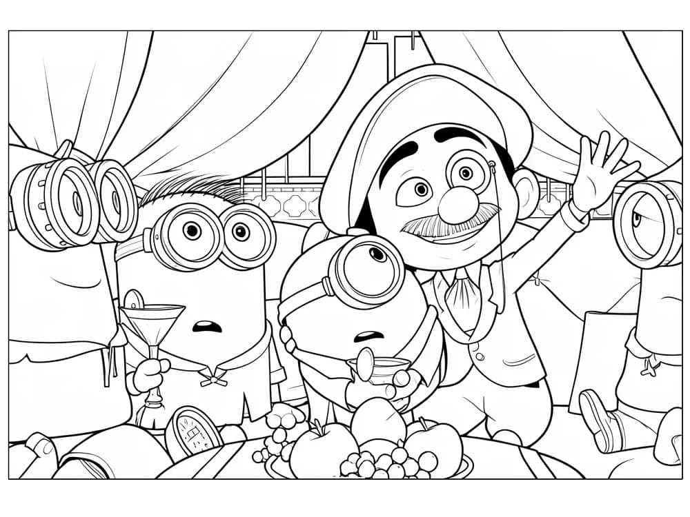 Minions e Monsters (5) da colorare