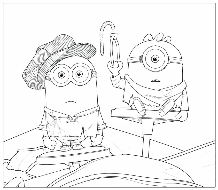 Minions e Monsters (7) da colorare