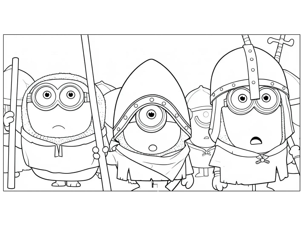 Minions e Monsters (8) da colorare
