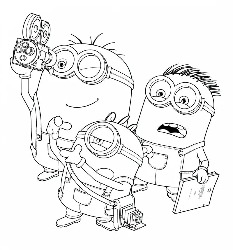 Minions e Monsters (9) da colorare