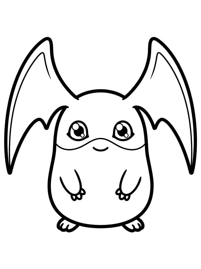 Patamon di Digimon da colorare