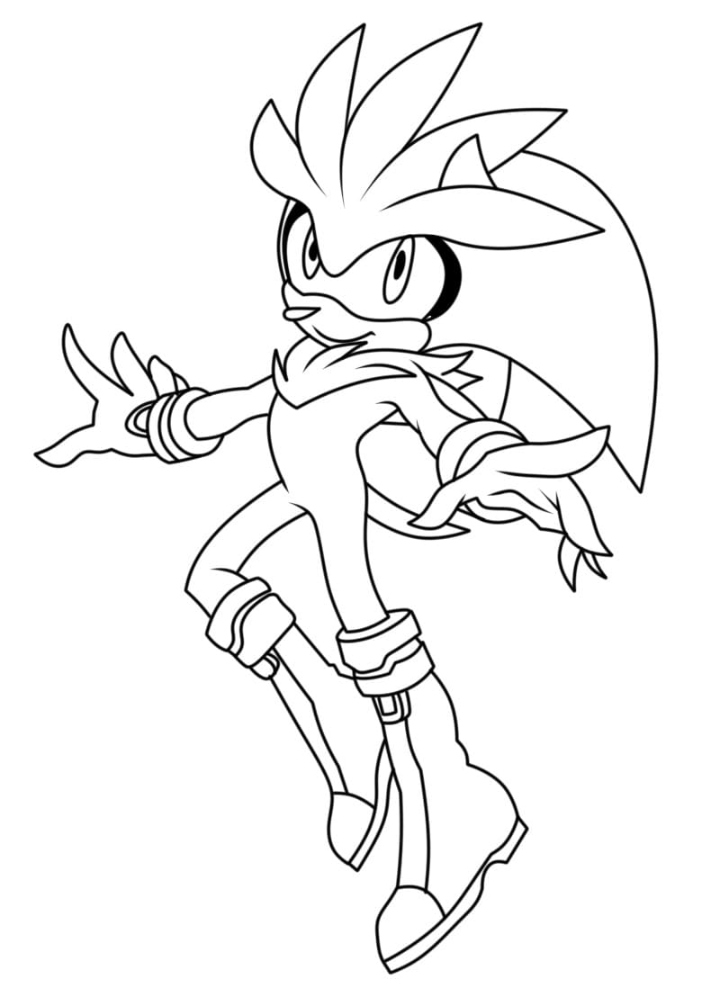 Silver Sonic da colorare