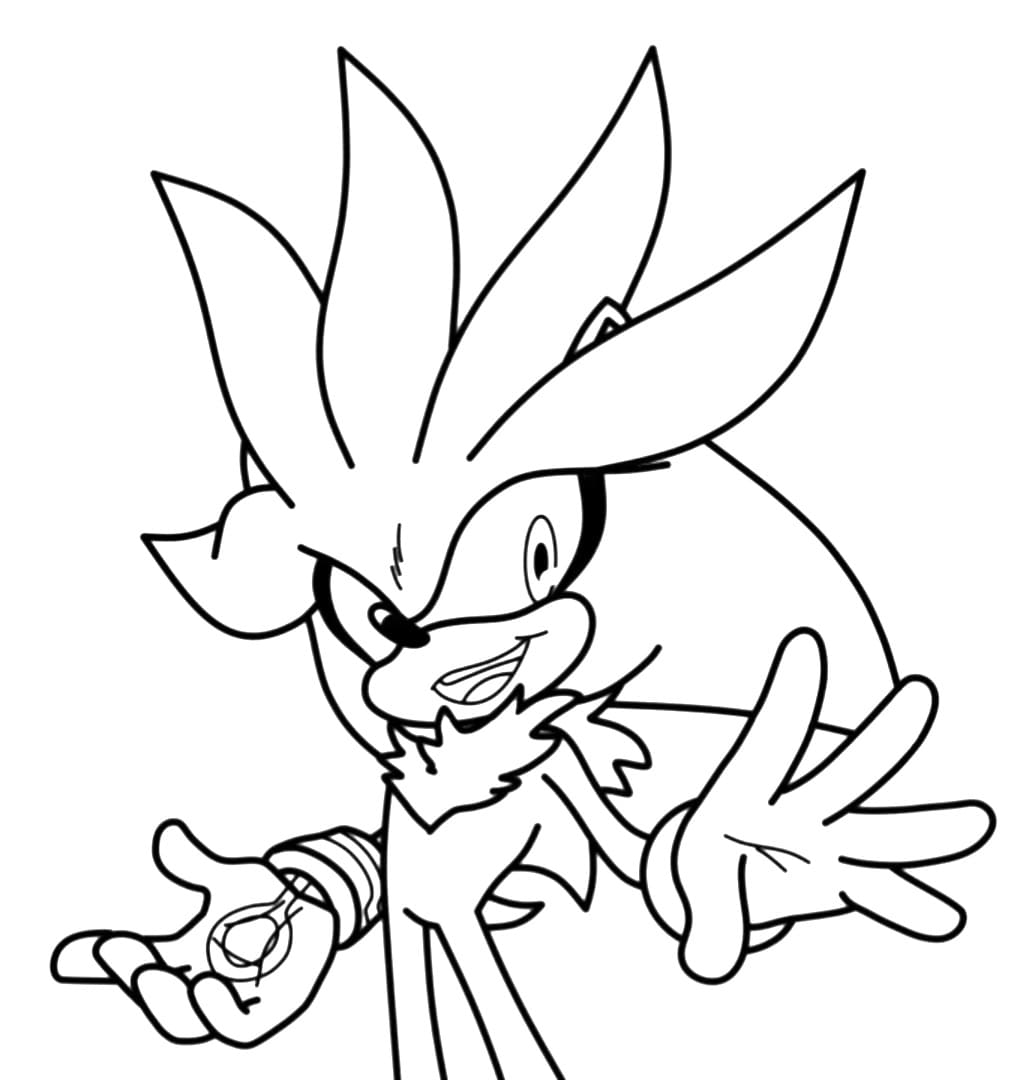 Silver Versione Stampabile da colorare