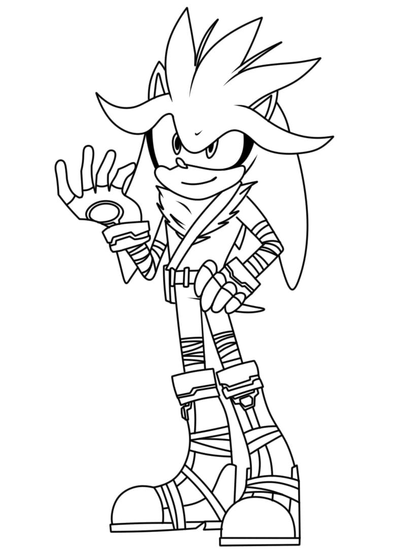 Silver in Sonic da colorare