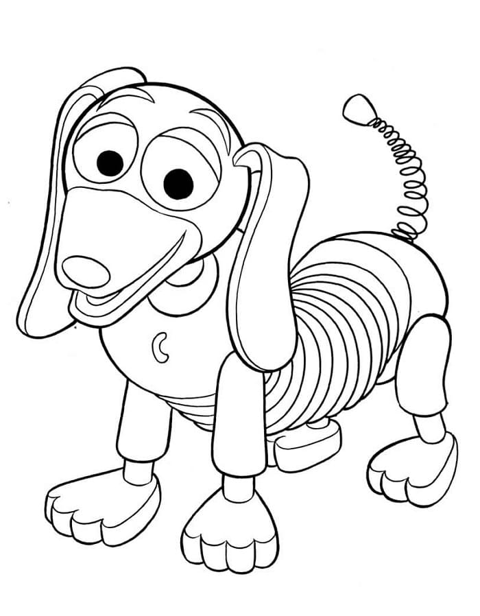 Slinky di Toy Story 5 da colorare