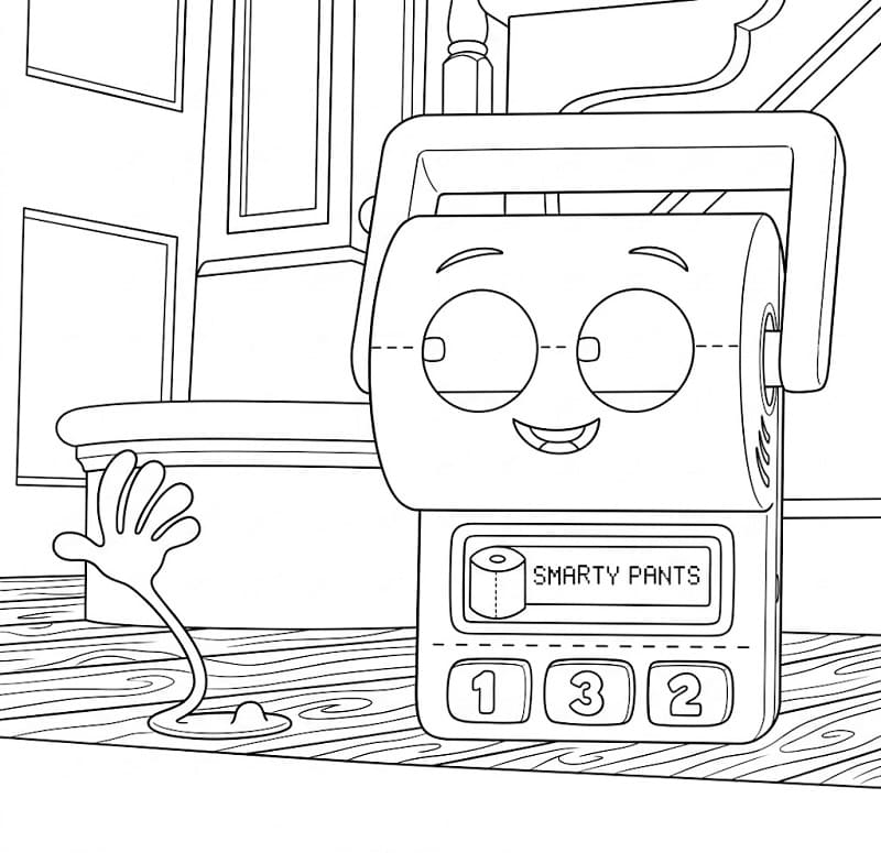 Smarty Pants di Toy Story 5 da colorare