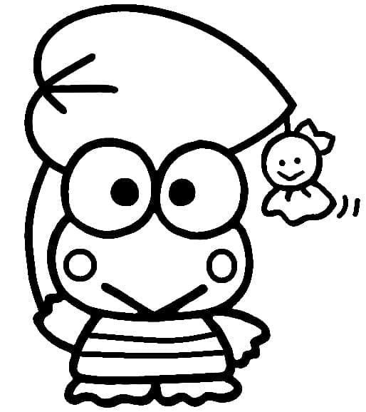 Stampabile Gratuito Keroppi da colorare