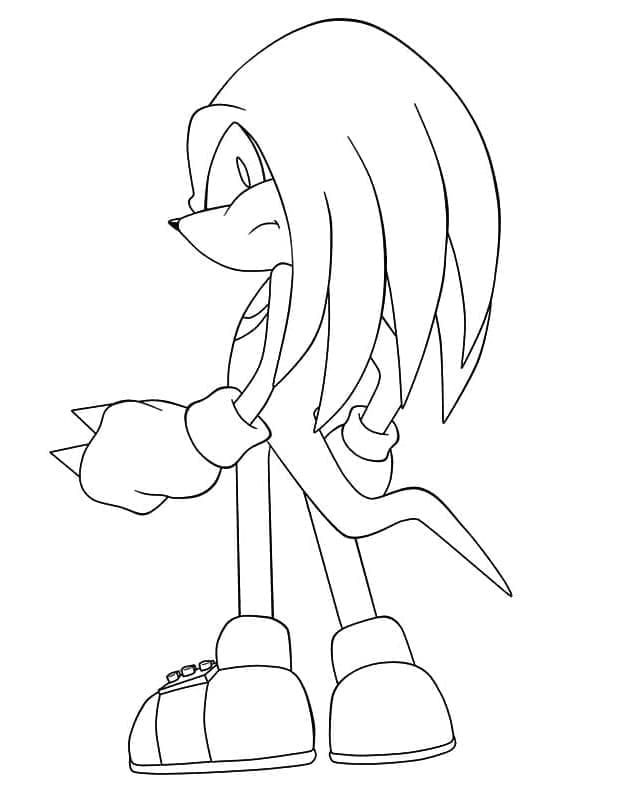 Stampabile Libero Knuckles da colorare
