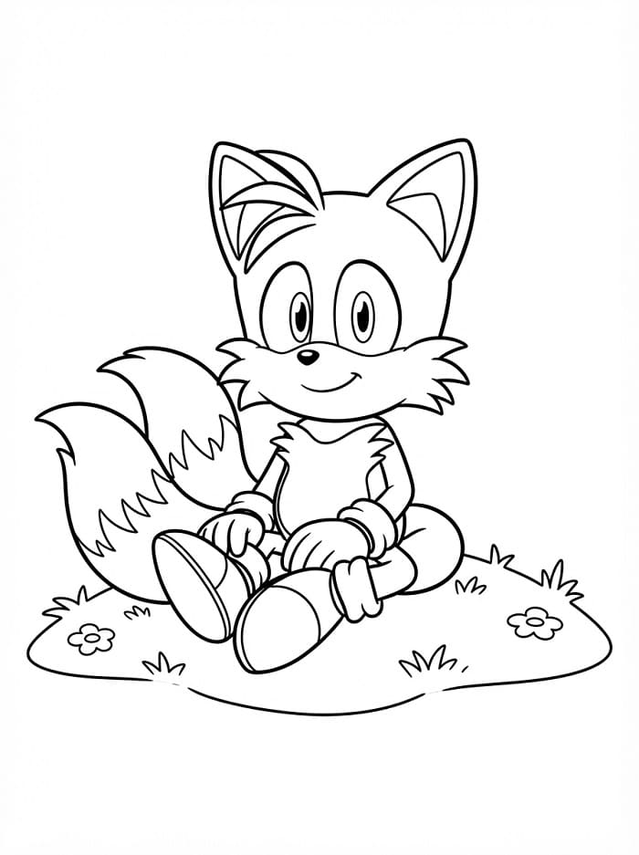 Tails Adorabile da colorare