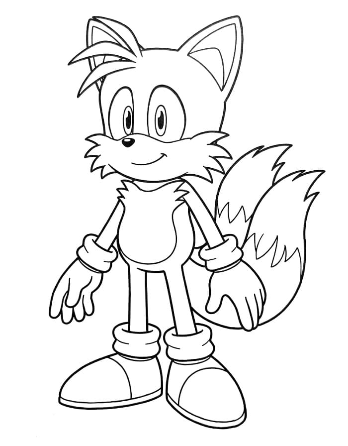 Tails Figo da colorare