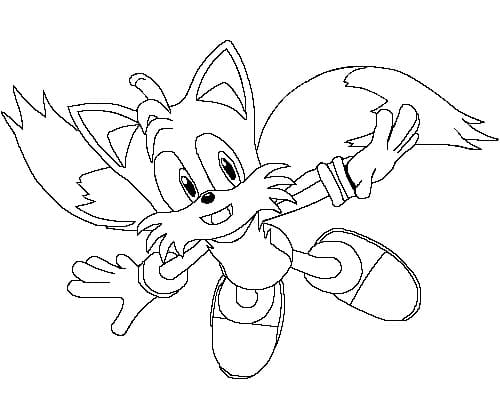 Tails Gratis da colorare