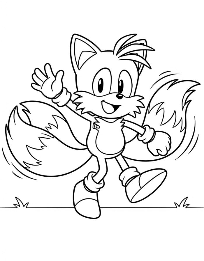 Tails Gratuito da colorare