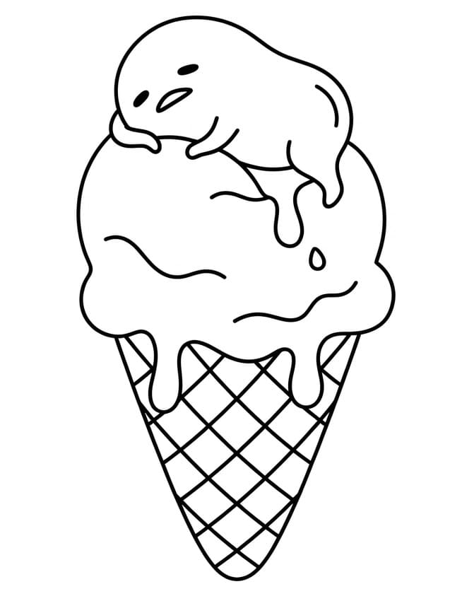 Adorabile Gudetama da colorare