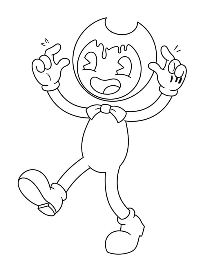 Bendy Felice da colorare
