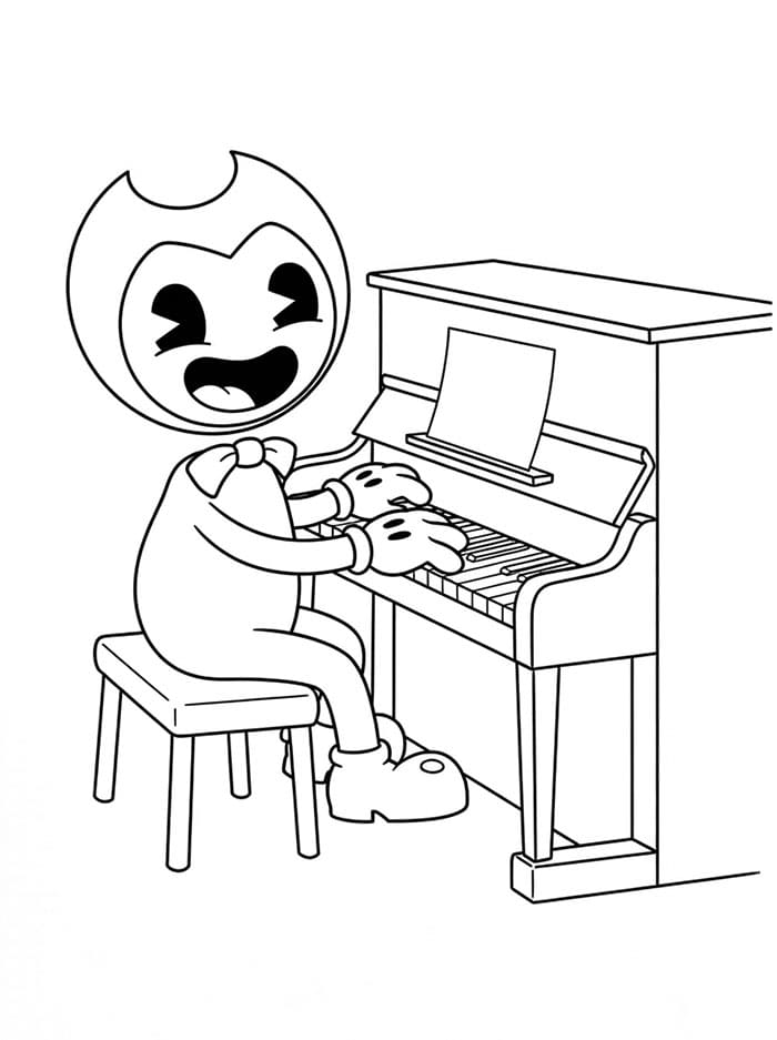 Bendy Gratuito da Stampare da colorare
