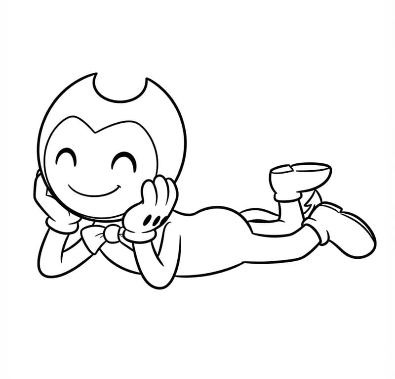 Bendy Sorridente da colorare