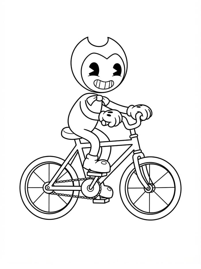 Bendy Versione Stampabile da colorare
