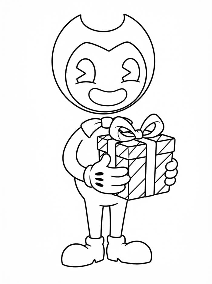 Bendy e Regalo da colorare