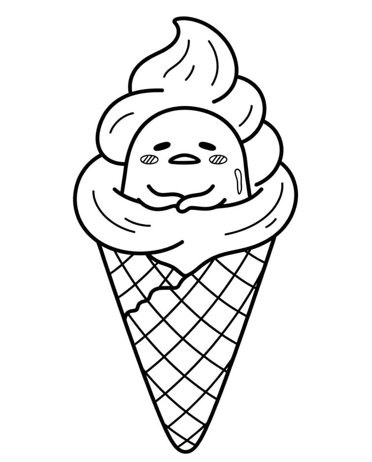 Carino Gudetama da colorare