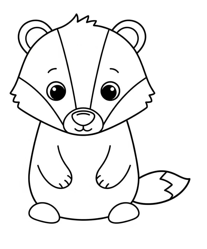 Carino Tasso da colorare