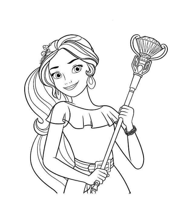 Elena di Avalor Gratis da colorare