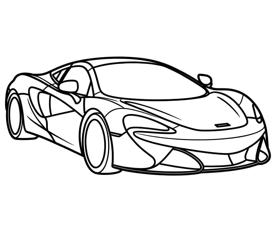 Figa McLaren da colorare