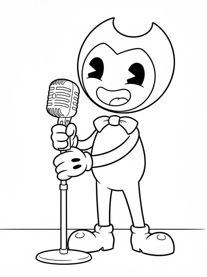 Gioco Bendy da colorare