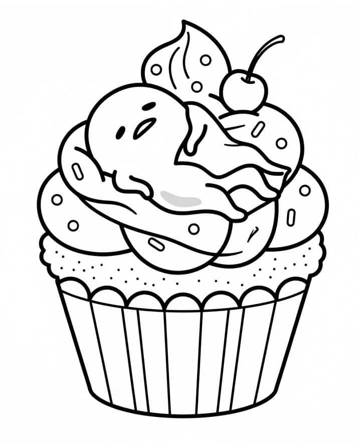 Gudetama in Sanrio da colorare
