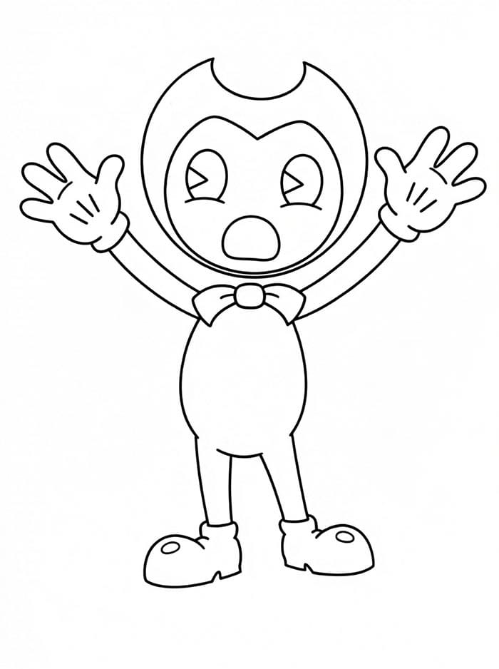 Immagine Gratuita di Bendy da colorare