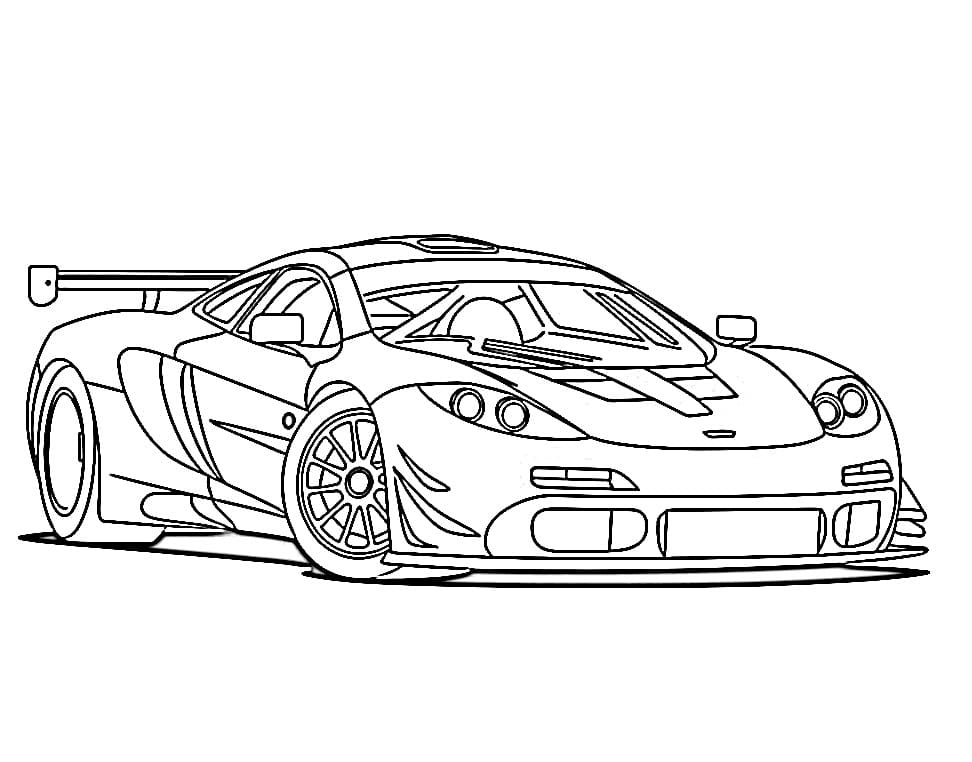 Immagine Libera di McLaren da colorare