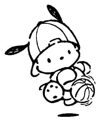 Immagine Libera di Pochacco da colorare
