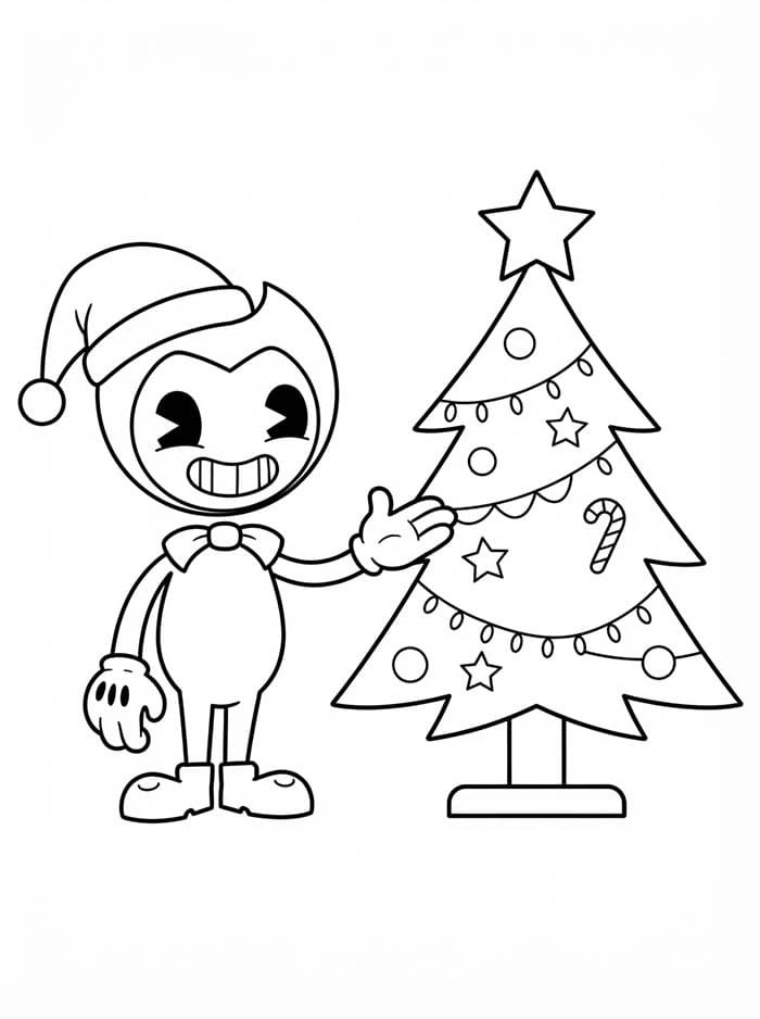 Immagine Stampabile di Bendy da colorare