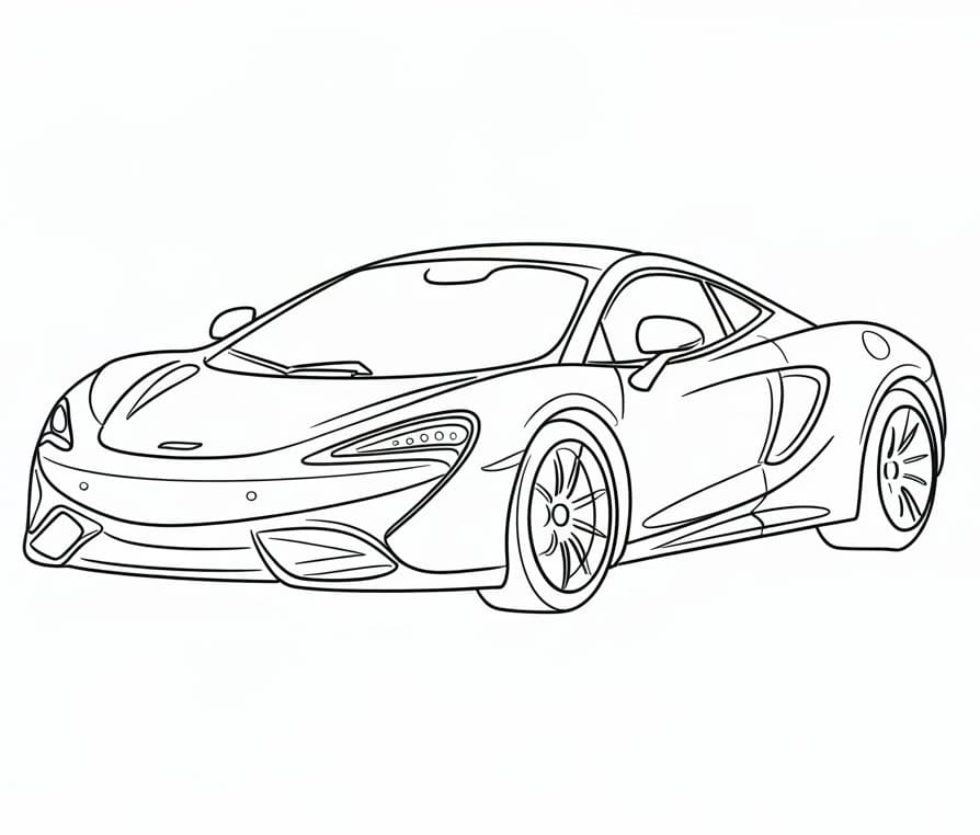 McLaren Gratuita da Stampare da colorare