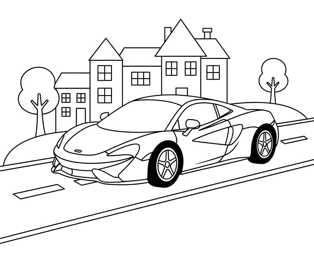McLaren Stampabile da colorare