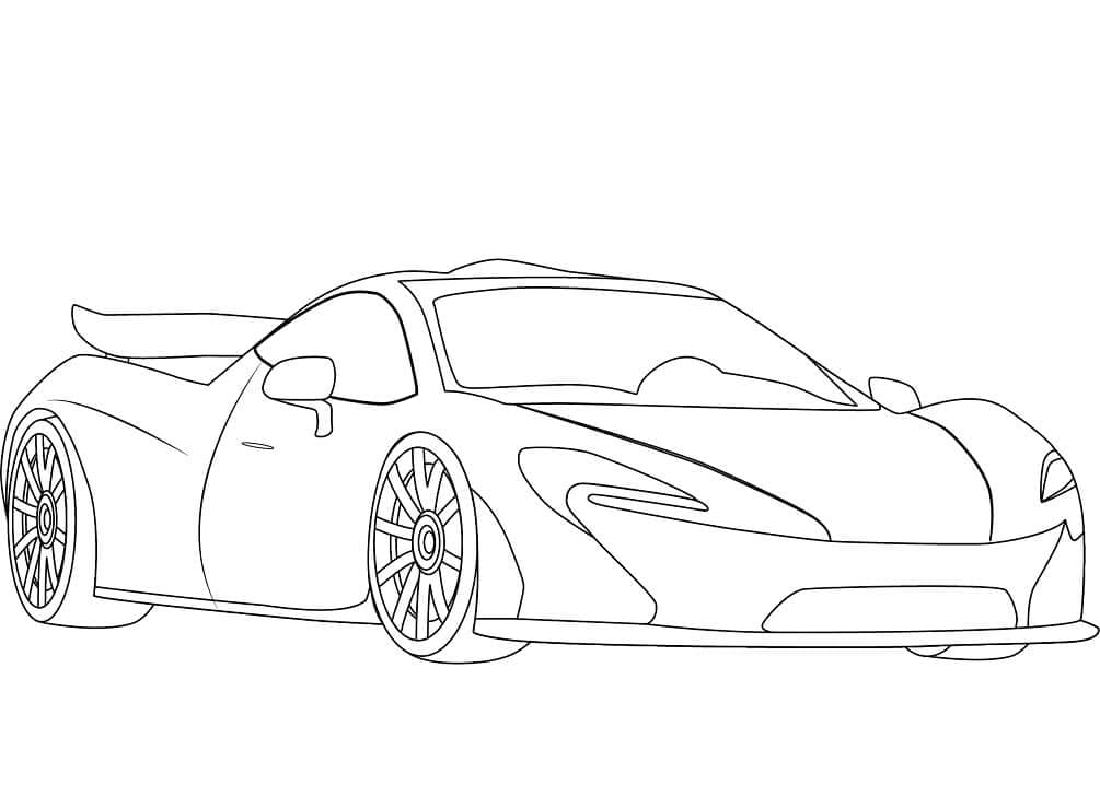 McLaren Versione Stampabile da colorare