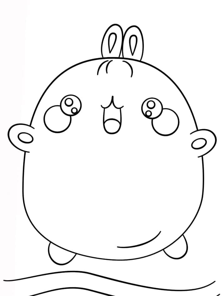 Molang Stampabile per Bambini