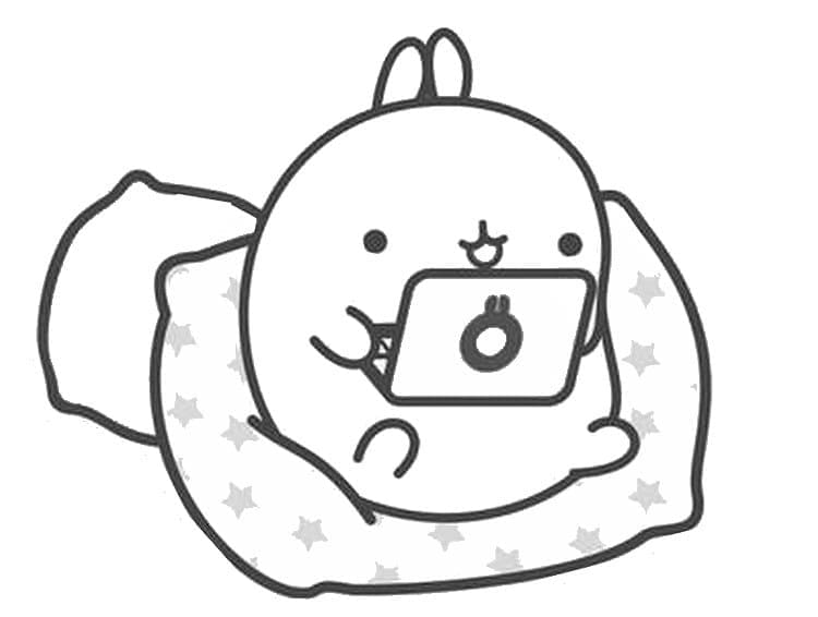 Molang con iPad