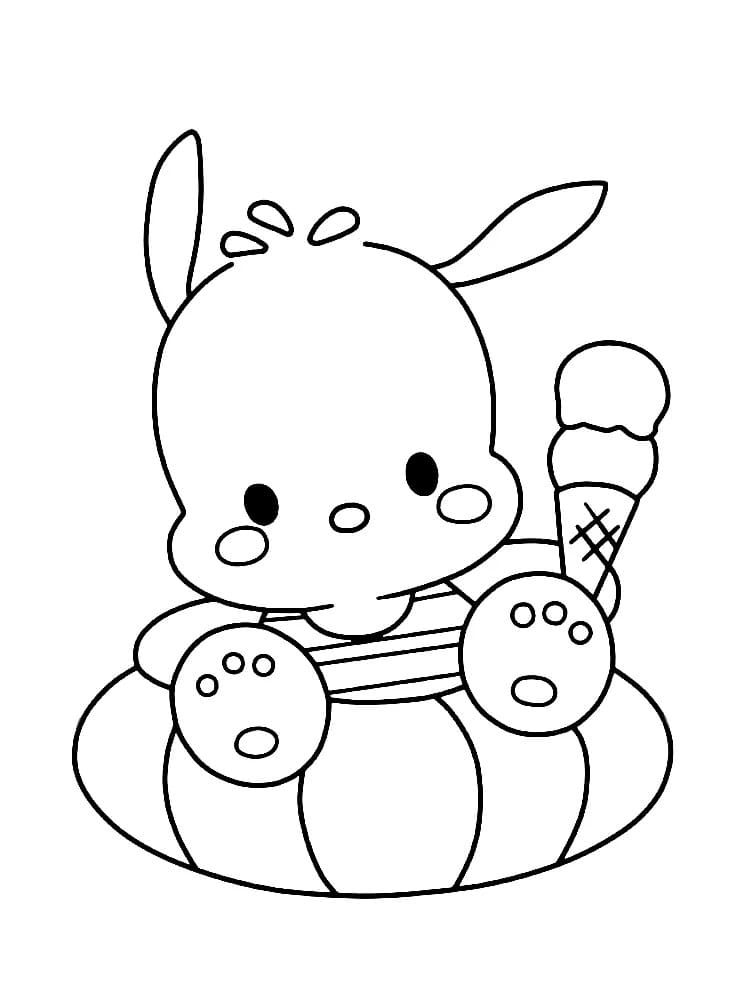Pochacco Stampabile Gratis da colorare