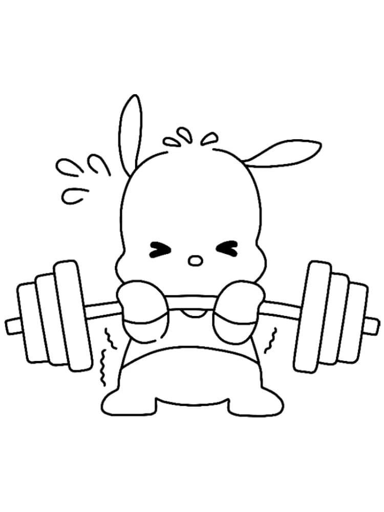 Pochacco Stampabile Gratuito da colorare